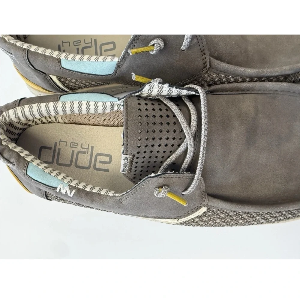 HEYDUDE Welsh Grip casual boat shoes Men’s Size 12